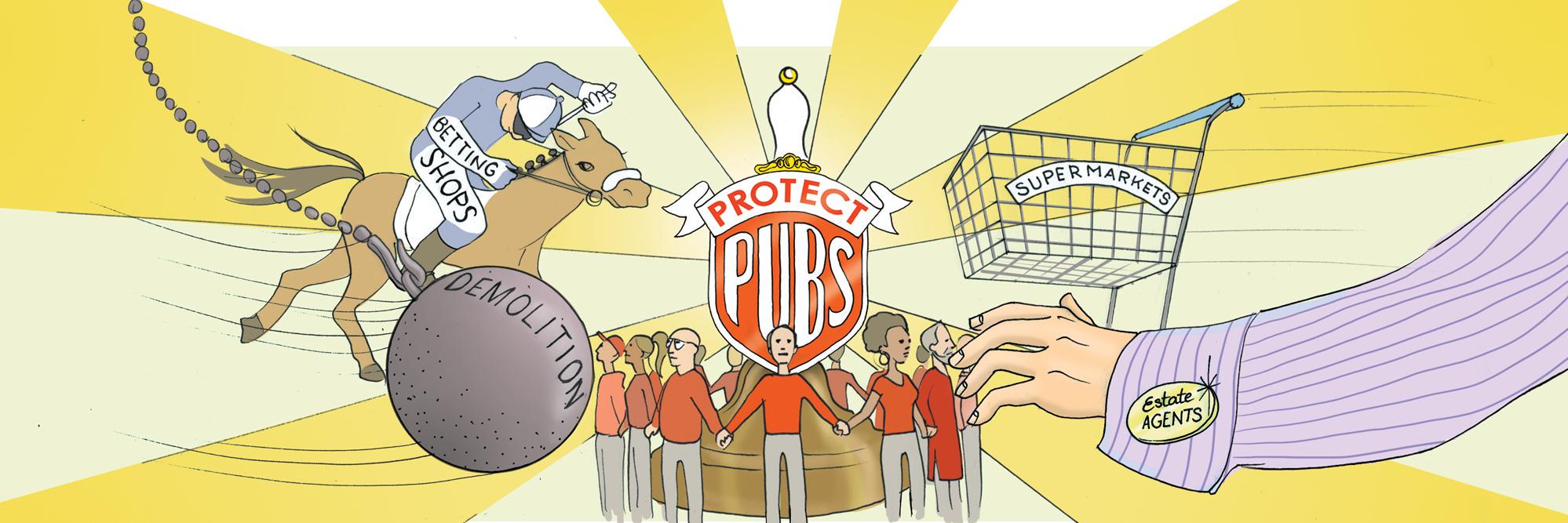 Protect Pubs #SaveOurPubs banner