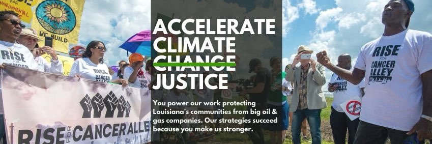 Louisiana Bucket Brigade banner