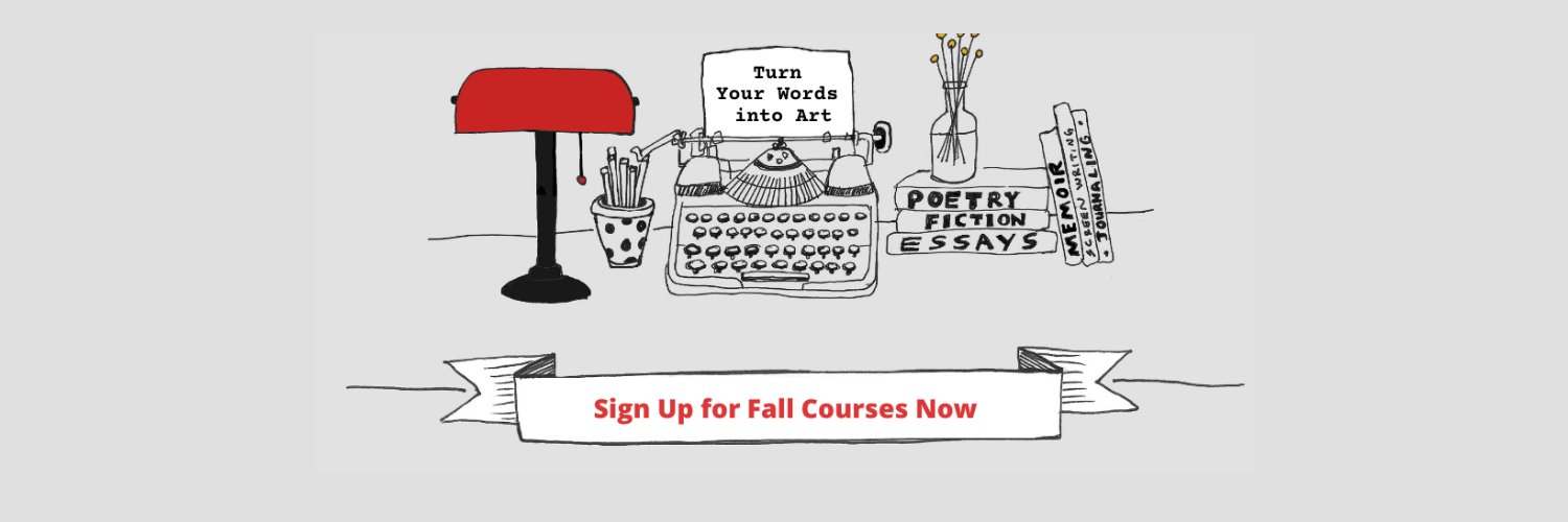 The Writing Salon banner