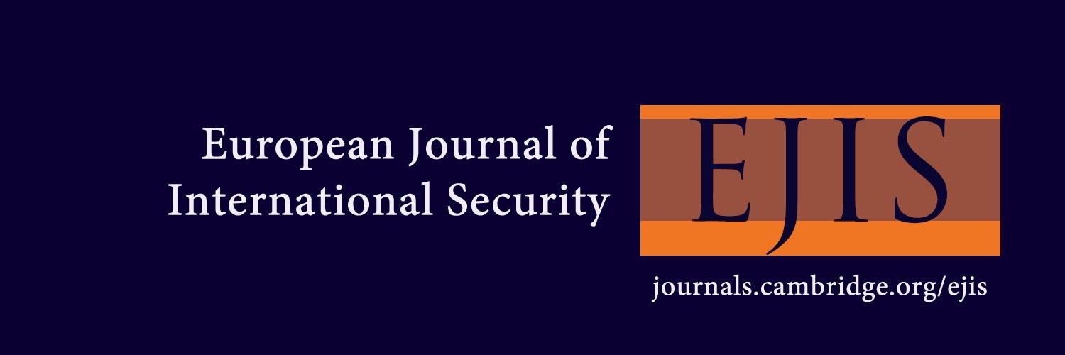 European Journal of International Security's banner