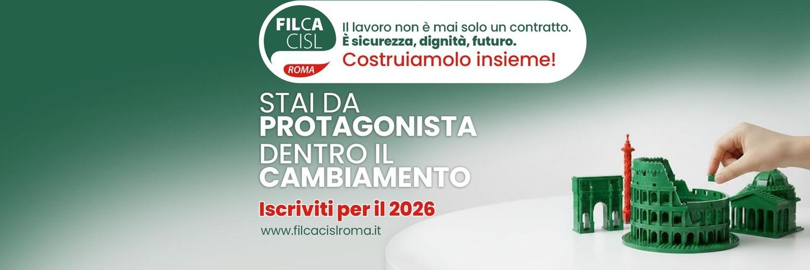 Filca Cisl Roma banner