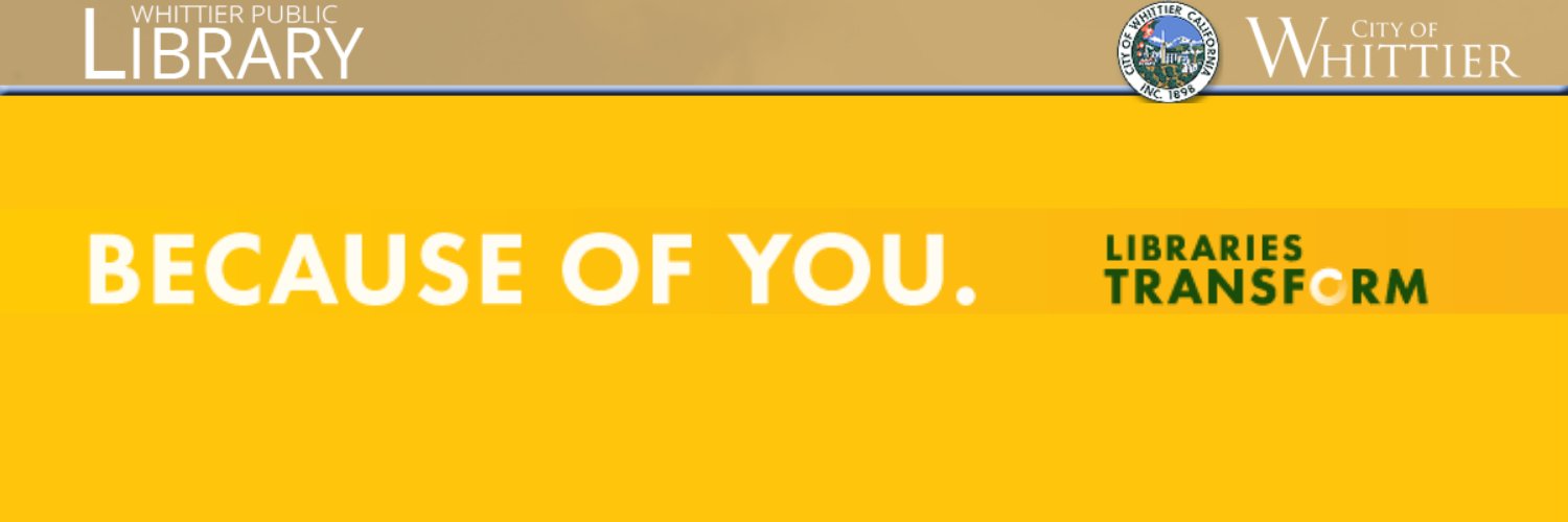 WhittierPubLib's profile banner image