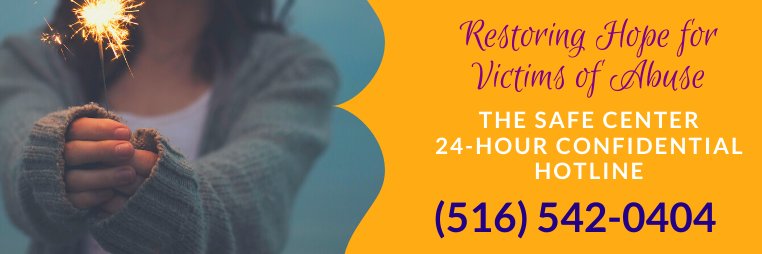 The Safe Center banner