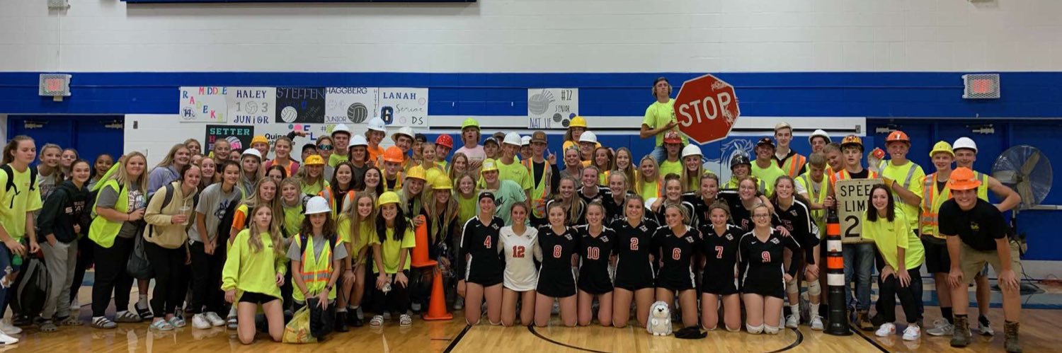 Milaca Student Section banner