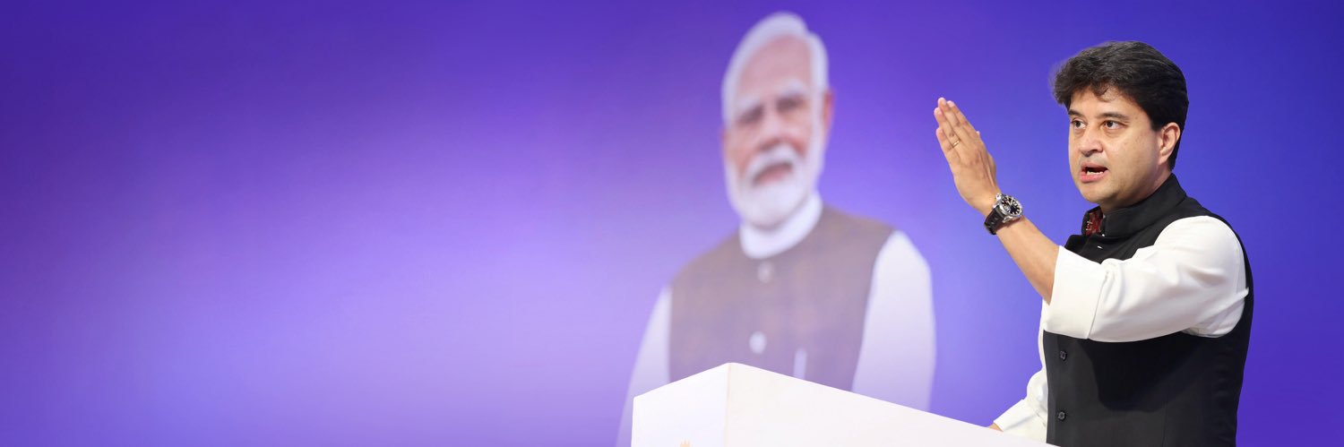 Jyotiraditya M. Scindia banner