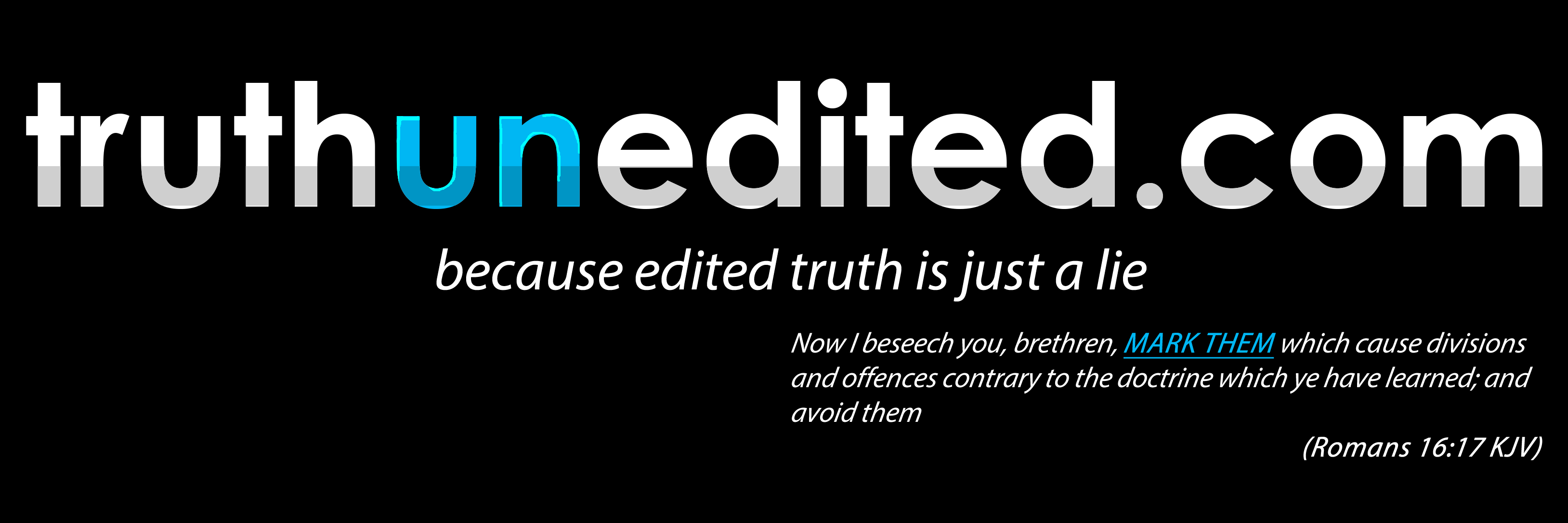 TheTruthUnEdit's profile banner image