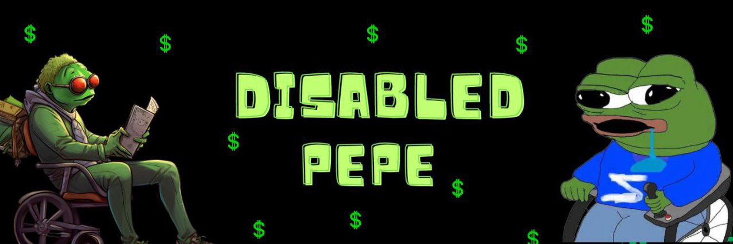 Disabled Pepe token Profile Banner