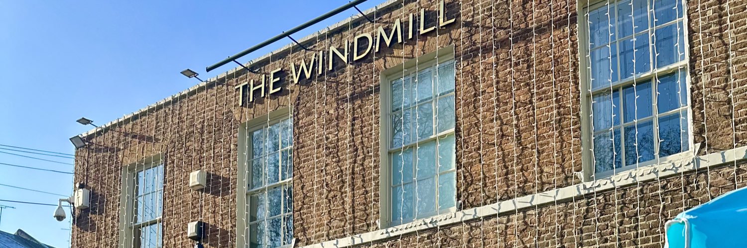 The Windmill, Clapham banner