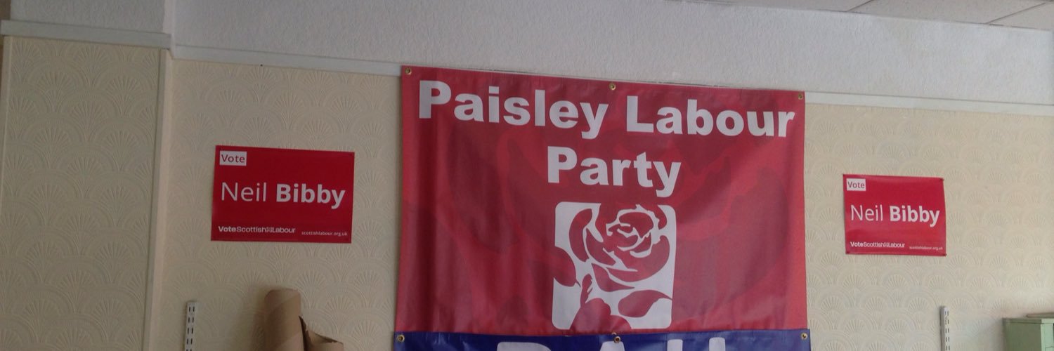 Paisley Labour banner