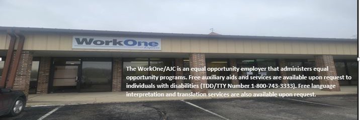 WorkOne Greenfield banner