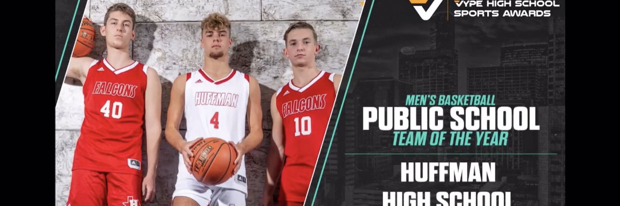 Huffman Hoops banner