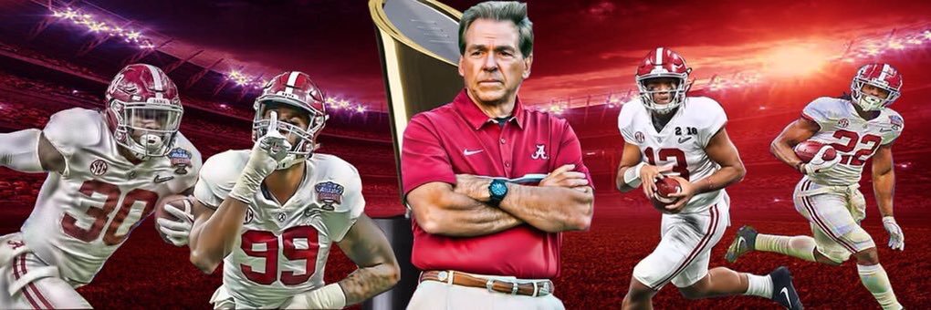 Nick Saban's banner