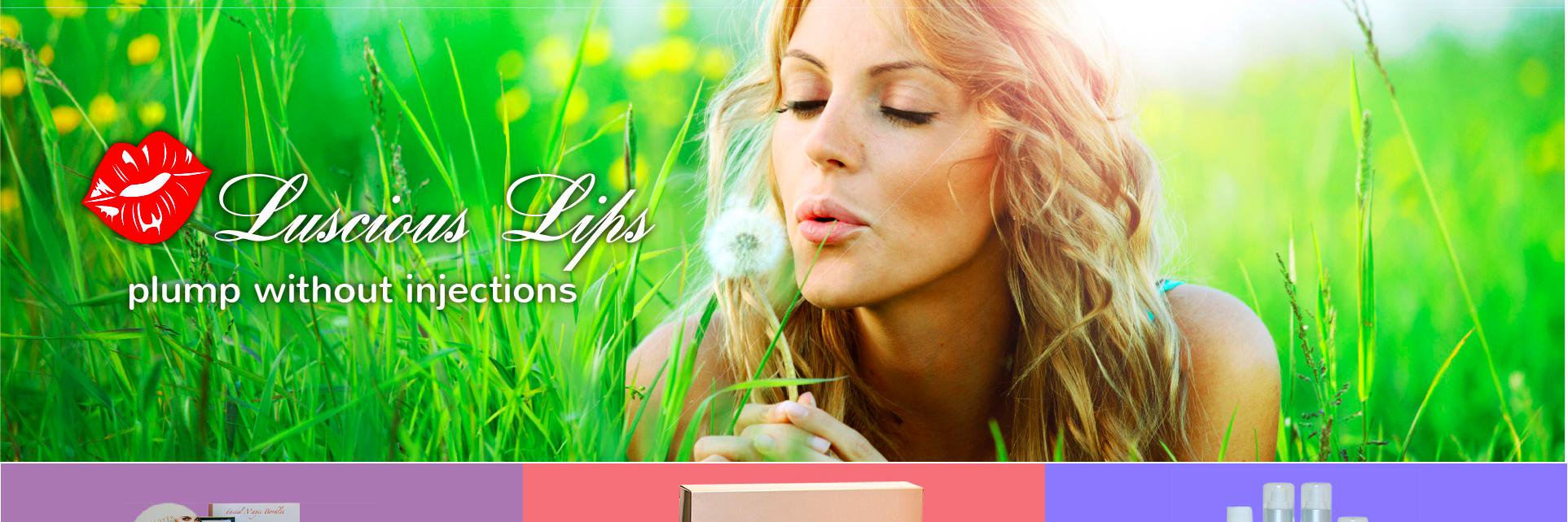 Luscious Lips® banner