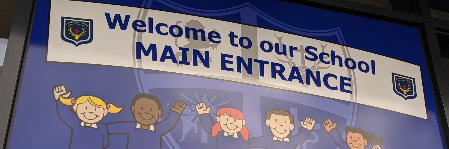 Our Lady and St Hubert's Primary banner