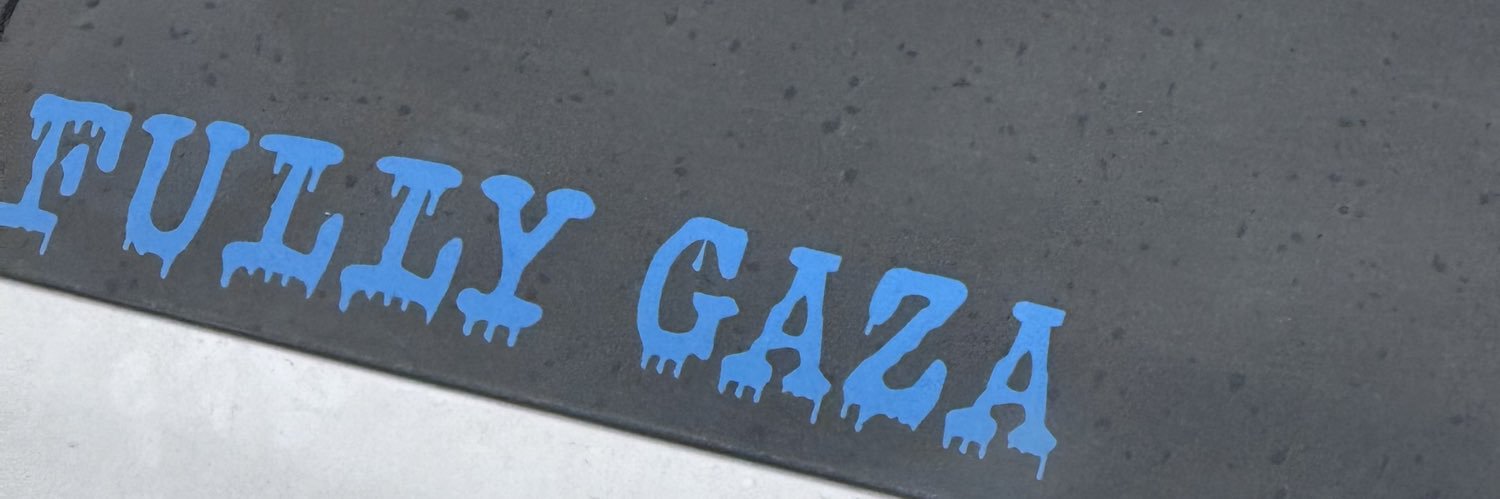 Gaza thick banner