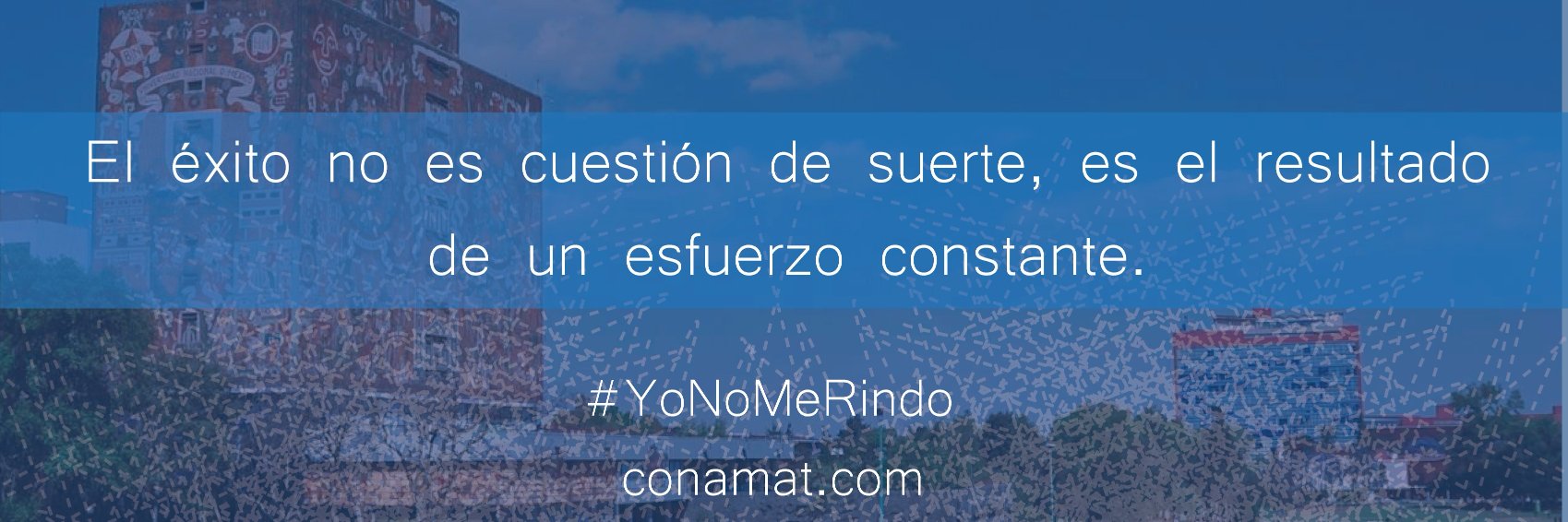 CONAMAT banner