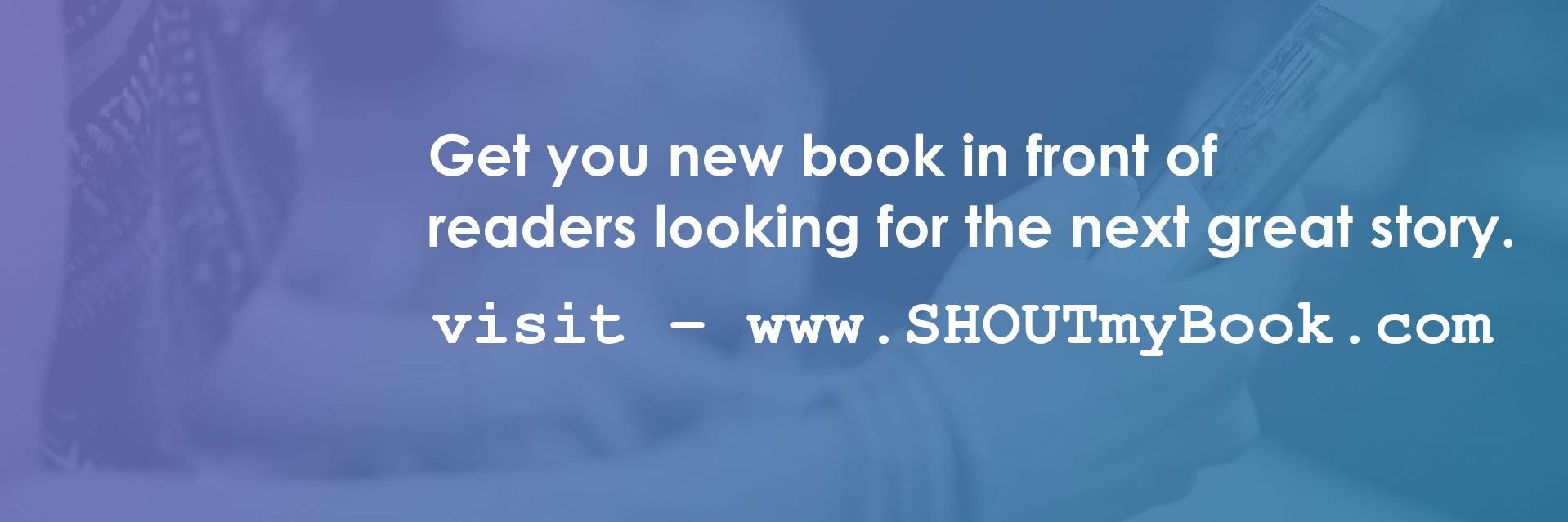 SHOUT my Book banner
