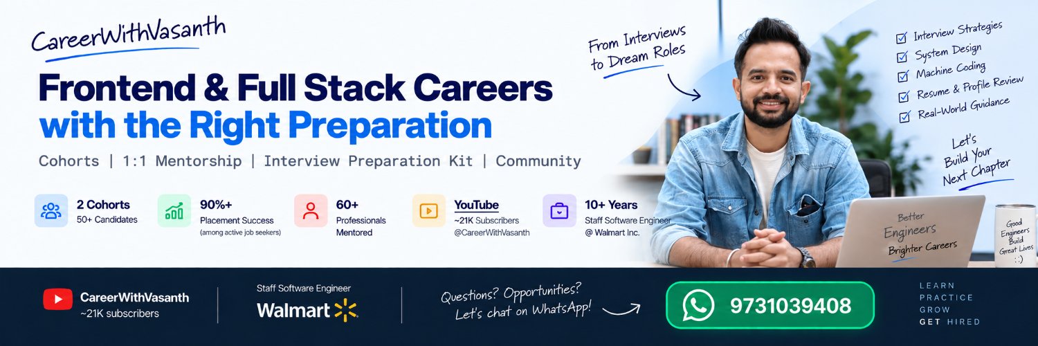 careerwitvasant's profile banner image