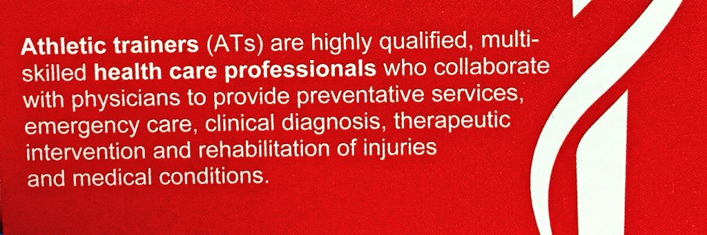 MBHS Bronco Athletic Training banner