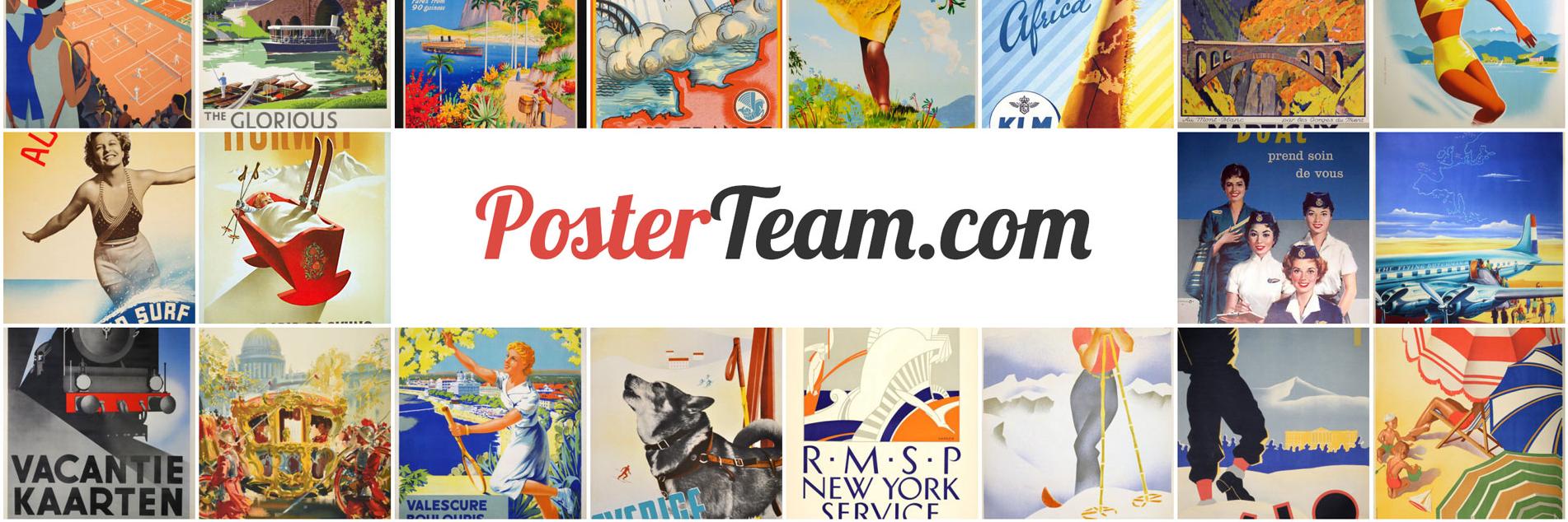 PosterTeam.com - Original vintage posters banner