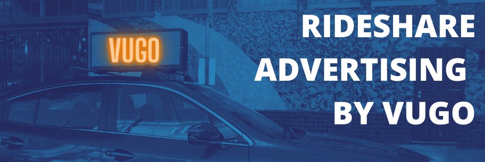 VUGO - Rideshare Advertising banner