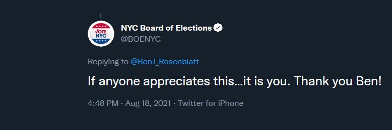 Benjamin Rosenblatt's banner