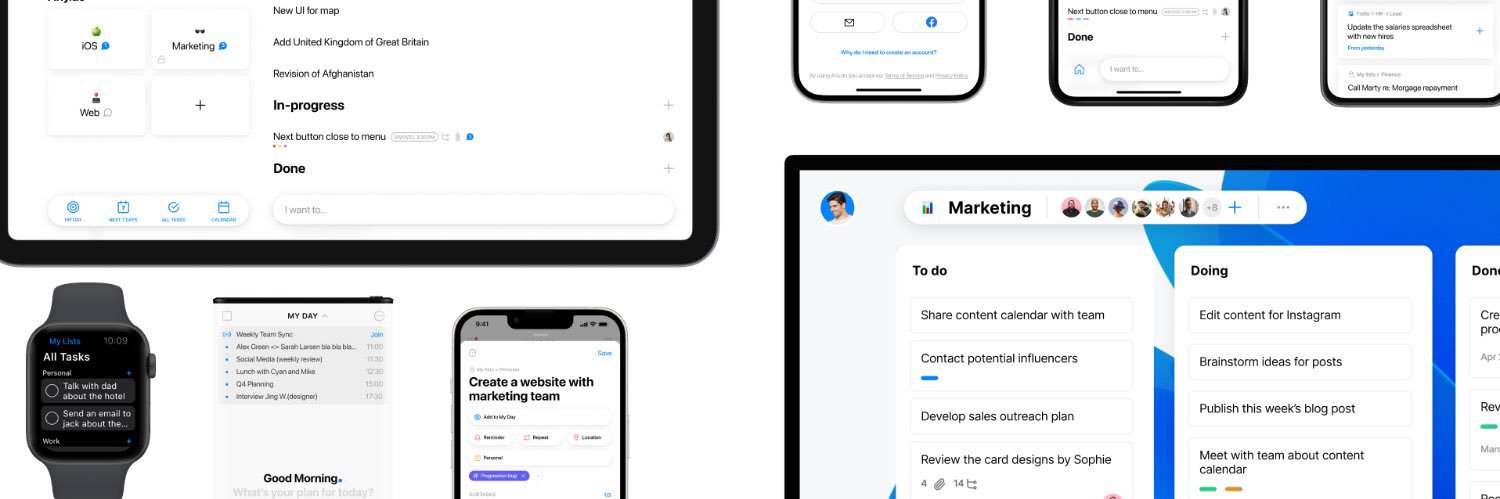 Any.do Support banner