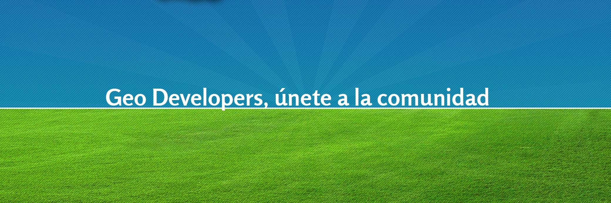 Geo Developers banner
