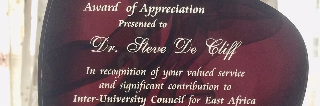 Prof. Steve Juru De Cliff banner
