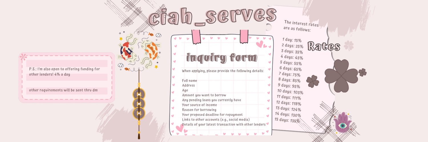 ciah | pautang service ☘︎ banner