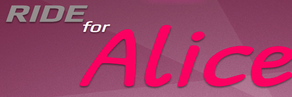 Ride for Alice 2015 banner