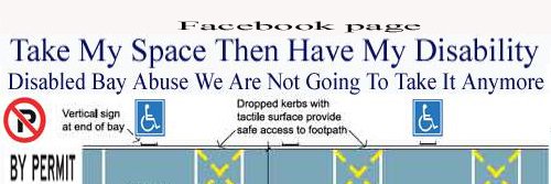 Disabled bay abuse banner