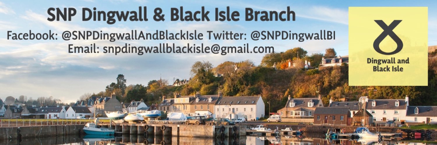SNP Dingwall Black Isle banner