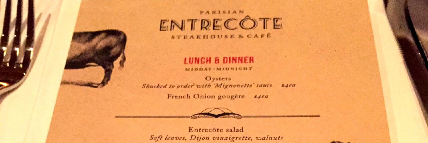 Entrecôte Melbourne banner