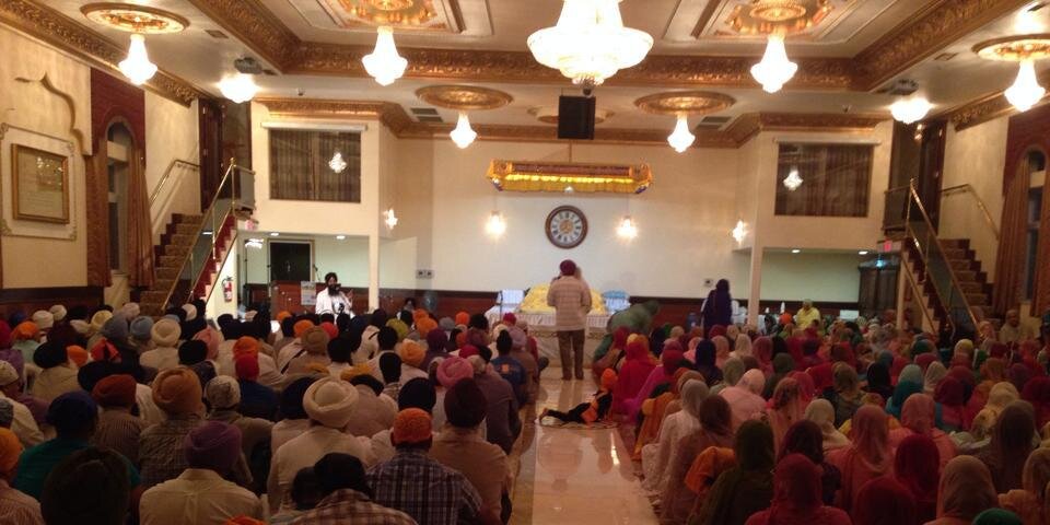 Stockton Gurdwara banner