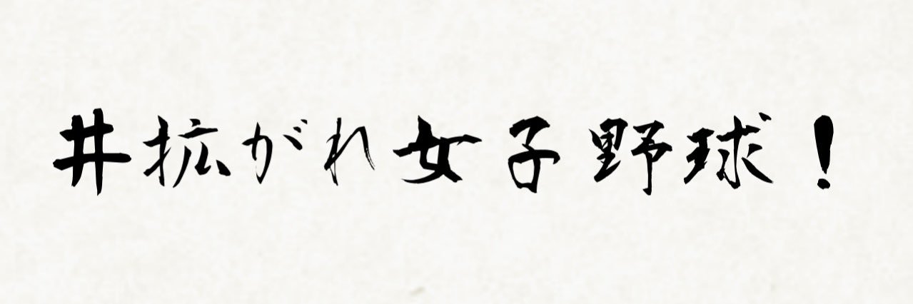 #拡がれ女子野球！ banner