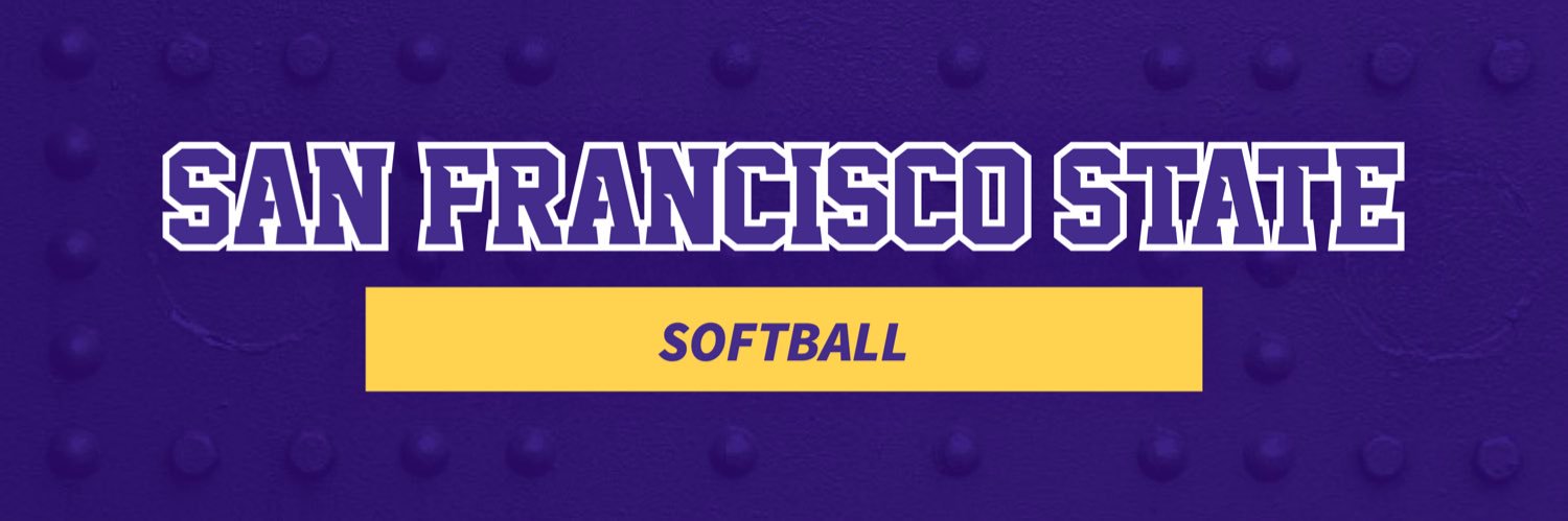 SF State Softball banner