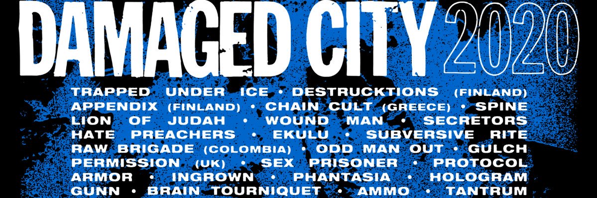 Damaged City banner