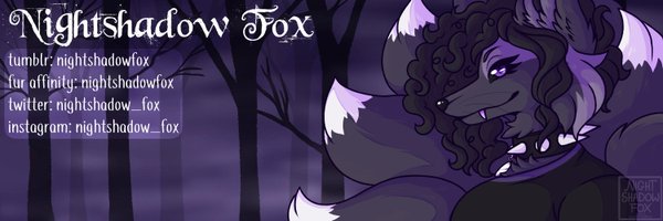 🦊 Sanura Lilith 🦊 Nightshadow Demon 🦊 Profile Banner