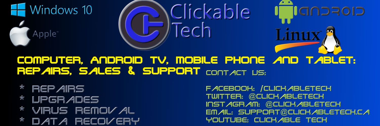 ClickableTech's profile banner image