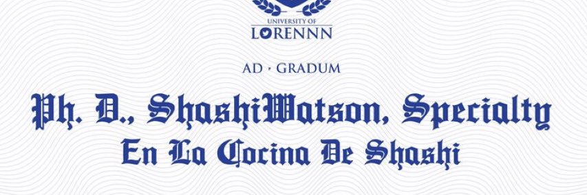 ShashiWatson's profile banner image