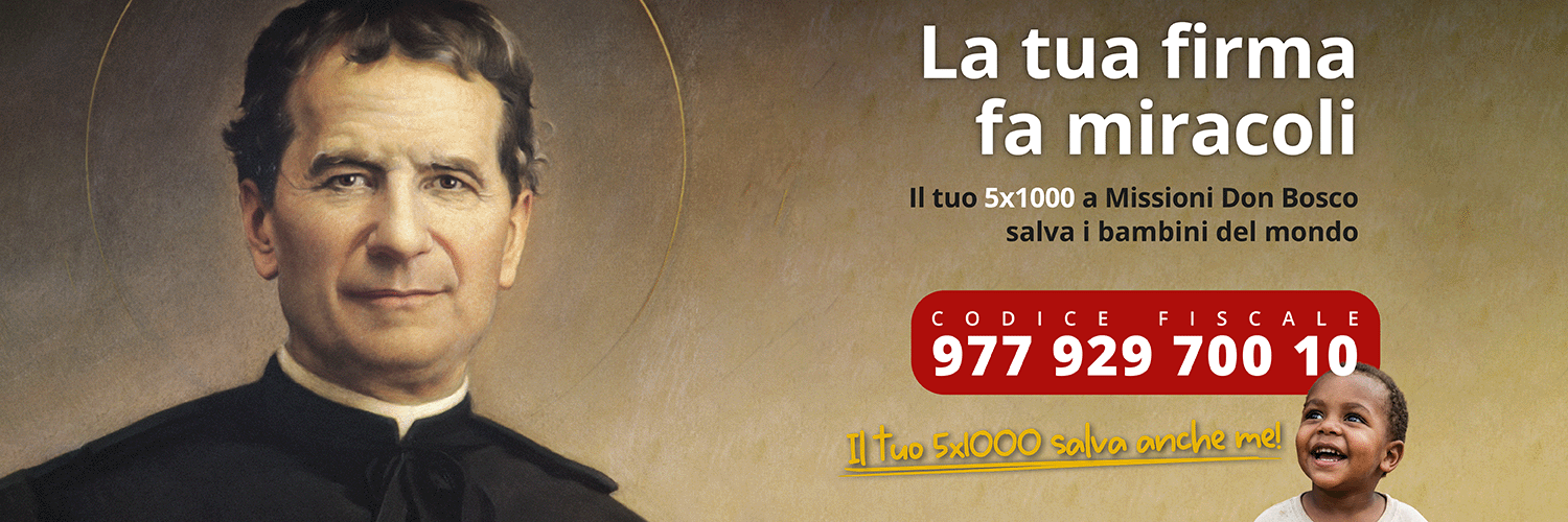 Missioni Don Bosco Valdocco ETS banner