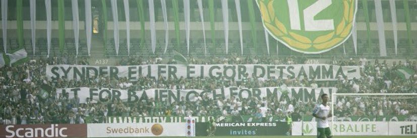 Åh Hammarby banner