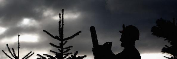 Depressed Santa banner