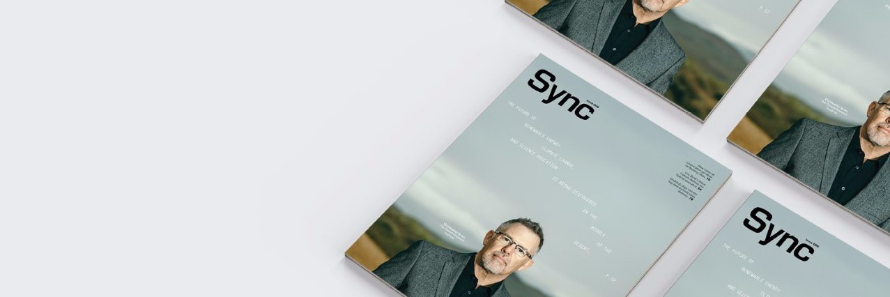 Sync Magazine banner