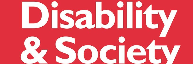Disability&Society banner