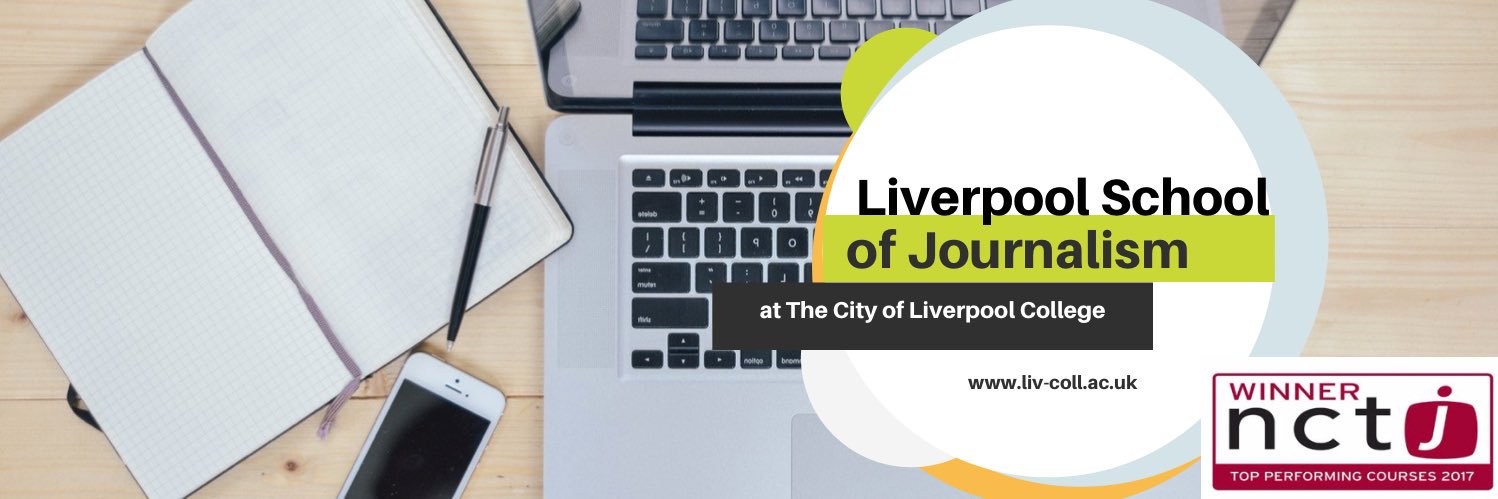Liverpool School of Journalism banner