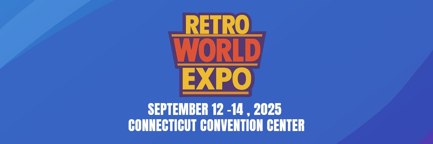 Retro World Expo's banner