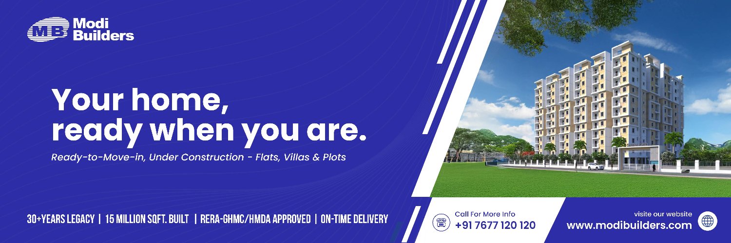 ModiBuildersHyd's profile banner image
