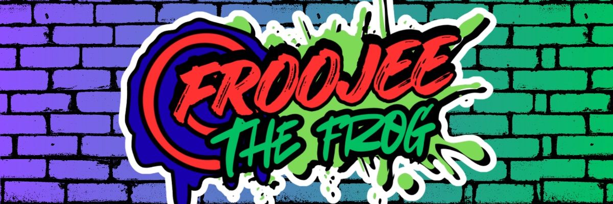 𝙵𝚛𝚘𝚘𝚓𝚎𝚎, 𝚝𝚑𝚎 𝚊𝚝𝚘𝚖𝚒𝚌 𝚏𝚛𝚘𝚐. 🐸☢️ banner